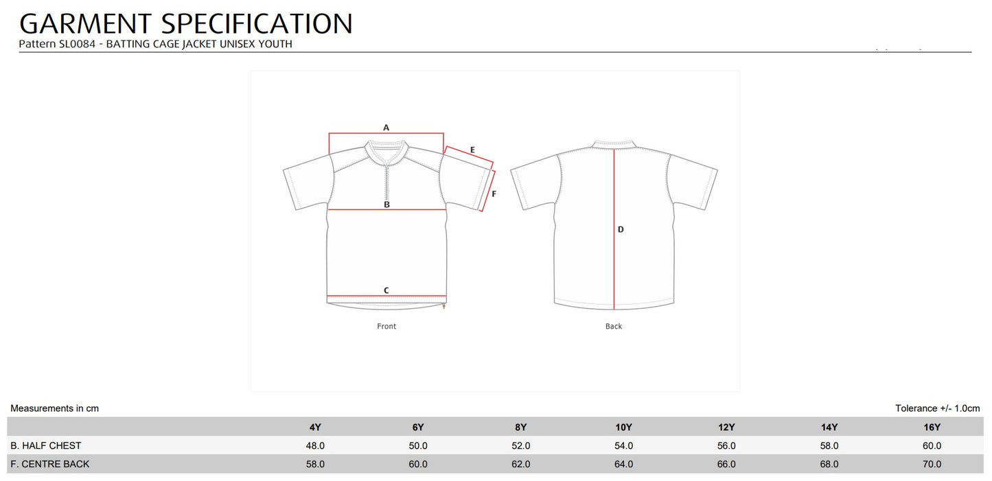 Indians Batting Cage Jacket Adult & Youth ****Pre-Order***