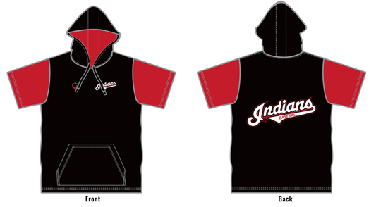 Indians Short Sleeve Hoodie Shirt Adult/Youth - ****Pre-Order****